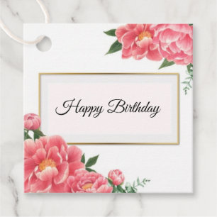 Étiquettes Cadeau Tag-cadeau anniversaire
