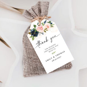 Étiquettes-cadeau Tag cadeau de cérémonie Mariage de la Marine et du