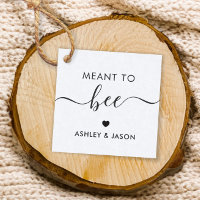 Tag cadeau de miel de viande d'abeille, Tag Mariag