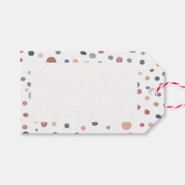 Étiquettes-cadeau Tag cadeau de points d'aquarelle Marcus Confetti