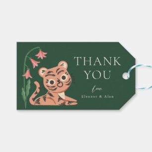 Étiquettes-cadeau Tag cadeau Jungle Wild Animal Tiger