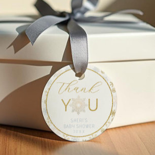 Étiquettes Cadeau Tag cadeau Merci Winter Wonderland