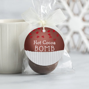 Étiquettes Cadeau Tag de bombe de cacao chaud