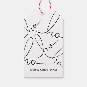 Étiquettes-cadeau Tag de cadeau de Noël Ho Ho Christmas