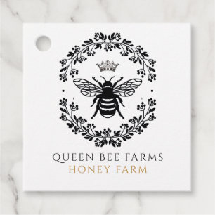 Étiquettes Cadeau Tag de prix du produit de l'Abeille de miel de rei