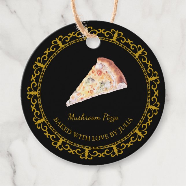 Étiquettes Cadeau Tag vintage fait maison (Devant)