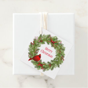 Étiquettes Cadeau Tag-Wreath