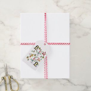 Étiquettes-cadeau Tags cadeaux de Noël Snowman Penguin 