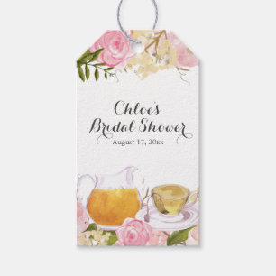 Étiquettes-cadeau Tags cadeaux Fête des mariées Rose Rose Teacup