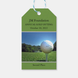 Étiquettes-cadeau Tags de préférence ou de prix de sortie de golf