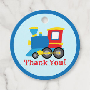 Étiquettes Cadeau Tags Favour Anniversaire du train mignon