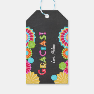 Étiquettes-cadeau Tags Fiesta Gift merci pour le Mexique