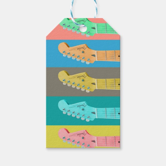 Étiquettes-cadeau Tags Guitar Gift (Devant)