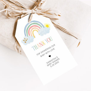 Étiquettes-cadeau Tags Little Ray of Sunshine Rainbow Favour