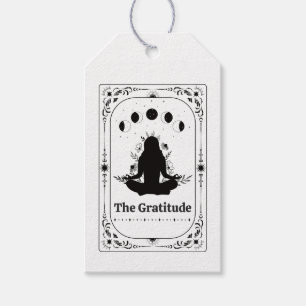 Étiquettes-cadeau Tarot Céleste Lune Zodiaque Remerciement Appréciat