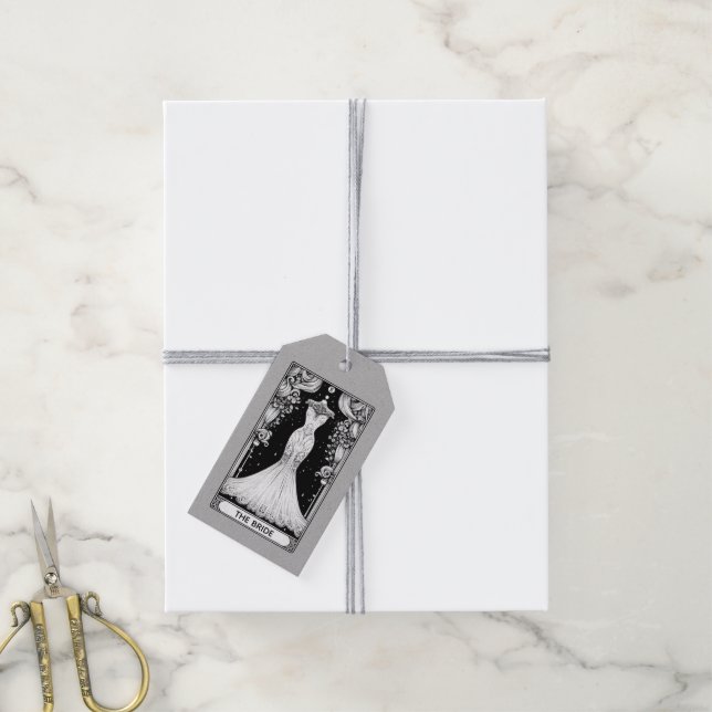 Étiquettes-cadeau Tarot de Fête de Fiançailles (Avec de la ficelle)
