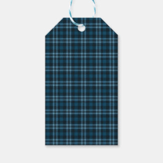 Étiquettes-cadeau Tartan Sacs Cadeaux | Teal