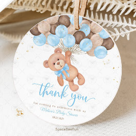 Étiquettes Cadeau Teddy Bear Baby shower Nous pouvons à peine attend