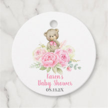 Teddy ours Baby shower fille
