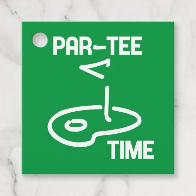 Étiquettes Cadeau Temps partiel blanc (Devant)