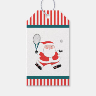Étiquettes-cadeau Tennis Christmas Holiday