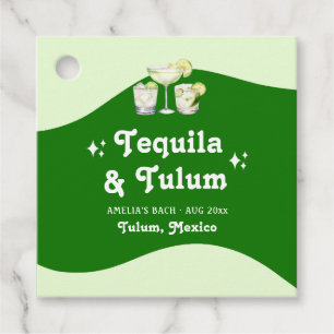 Étiquettes Cadeau Tequila Citron Vert & Enterrement de Vie de Jeune