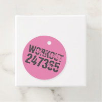 Texte usé et rayé Workout 247365 rose