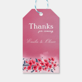 Étiquettes-cadeau Thanks for coming and your name