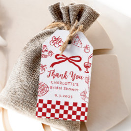 Étiquettes-cadeau That's Amore Hand Drawn Italian Bridal Shower