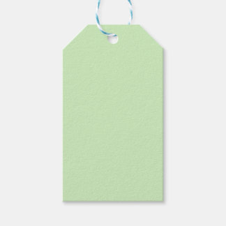 Étiquettes-cadeau thé couleur vert