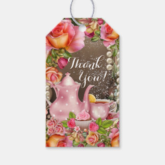 Étiquettes-cadeau Thé Party pour la Mariée