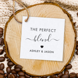 Étiquettes Cadeau The Perfect Blend Coffee Poison Tag, Wedding, Forc