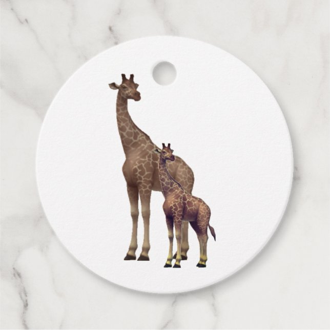 Étiquettes Cadeau Thème animal (Devant)