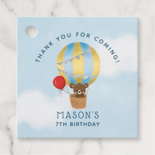 Étiquettes Cadeau Thème d'aventure Anniversaire Fête Garçon Merci