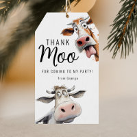 Thème Vache | Merci pour la fête d'anniversaire