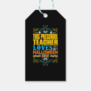 Étiquettes-cadeau This Preschool Teacher Loves 31st Oct Halloween Pa