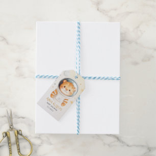 Étiquettes-cadeau Tigre de l'espace Baby shower Favoriser les étique