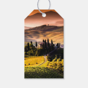 Étiquettes-cadeau Toscane, Italie - photo de paysage