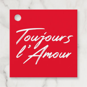 Étiquettes Cadeau Toujours l'Amour - Amour éternel pour mariage