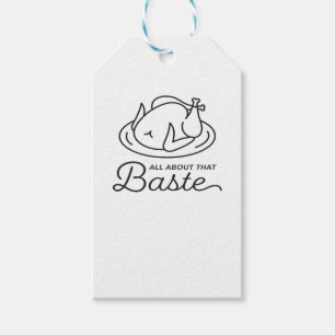 Étiquettes-cadeau Tout À Propos De Ce Baste Pour Thanksgiving
