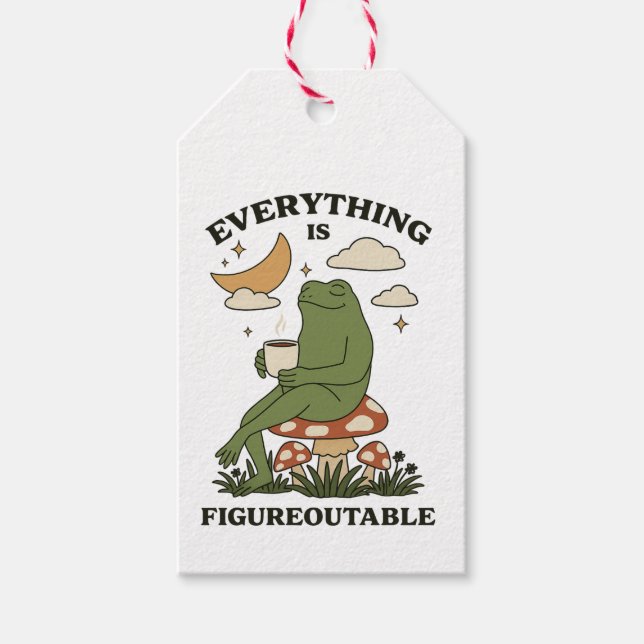 Étiquettes-cadeau Tout est Figurable (Devant)