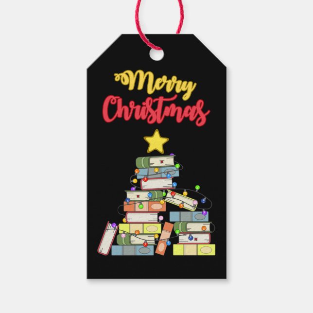 Étiquettes-cadeau Tree Ier de Bookish (Devant)