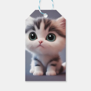 Étiquettes-cadeau Très mignon chaton