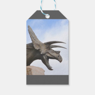 Étiquettes-cadeau Tricératops Dinosaur