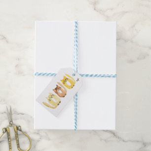 Étiquettes-cadeau Trois Chats
