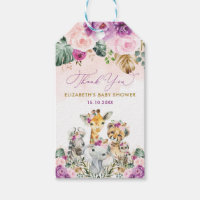 Tropical Boho Jungle Safari Baby shower fille Favo