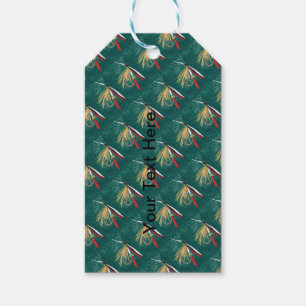 Étiquettes-cadeau Truite "Fin" Mouche mouillée mouillée mouillée 