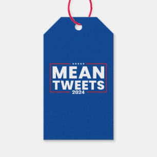 Étiquettes-cadeau Trump 2024 Tweets Méchants Élection