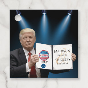 Étiquettes Cadeau Trump le plus grand Mariage Extraordinaire