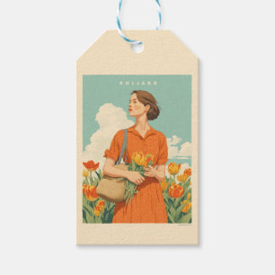 Étiquettes-cadeau Tulip Dreams en Hollande